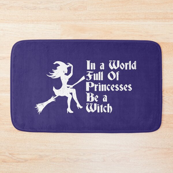 Item preview, Be A Witch In A World Full Of Princesses Funny Halloween Saying Cute Witch Silhouette  designed and sold by alenaz.