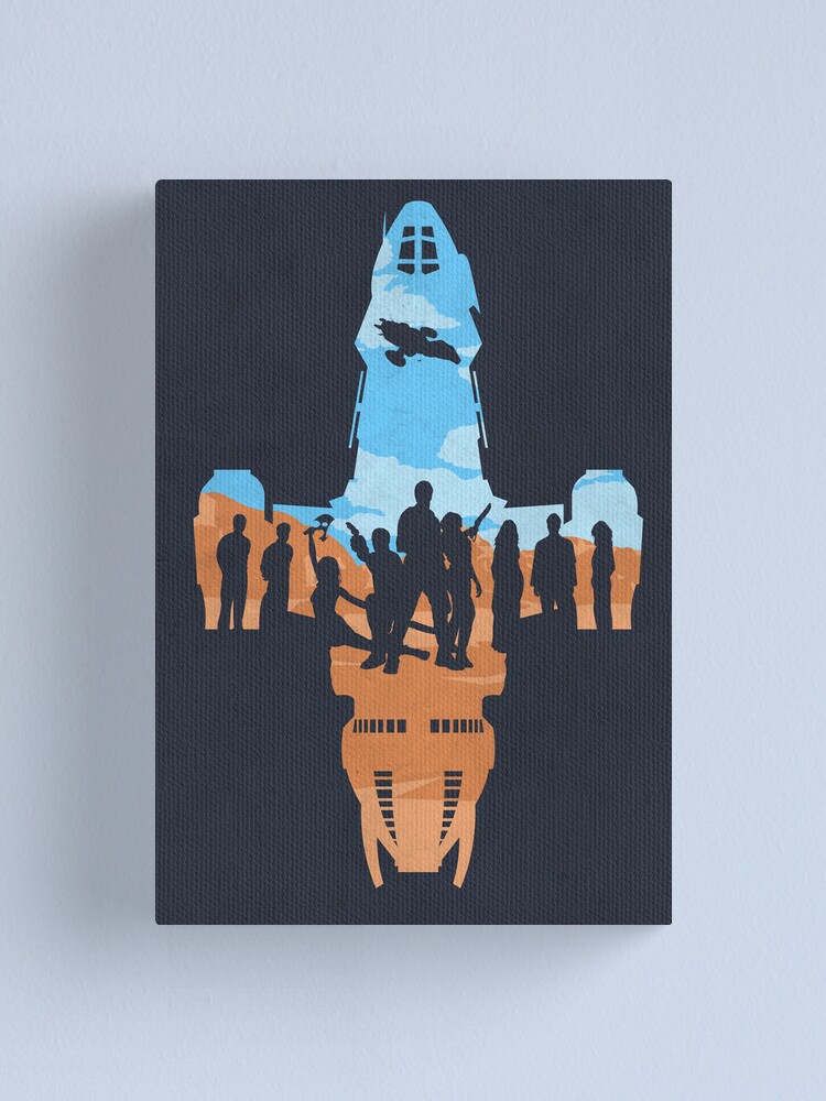 Alternate view of Big Damn Heroes Canvas Print