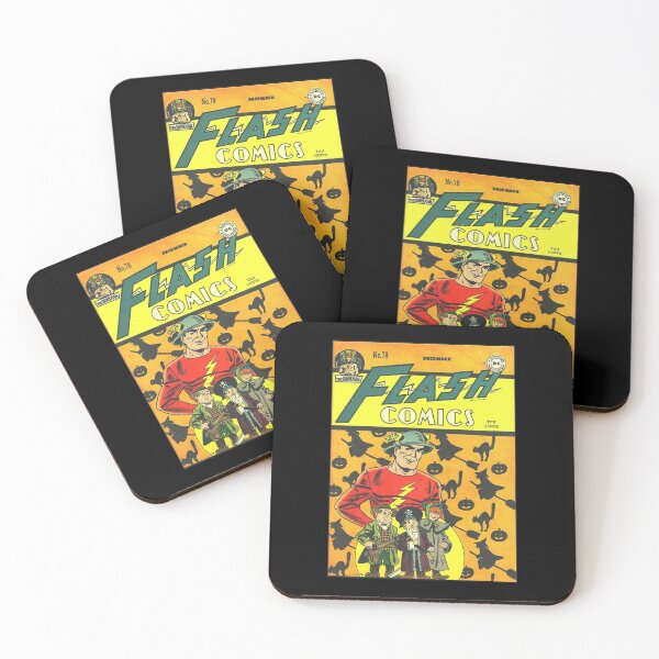 Item preview, Flash Comics #78 Halloween Retro Comic Book Cover Art designed and sold by picto.