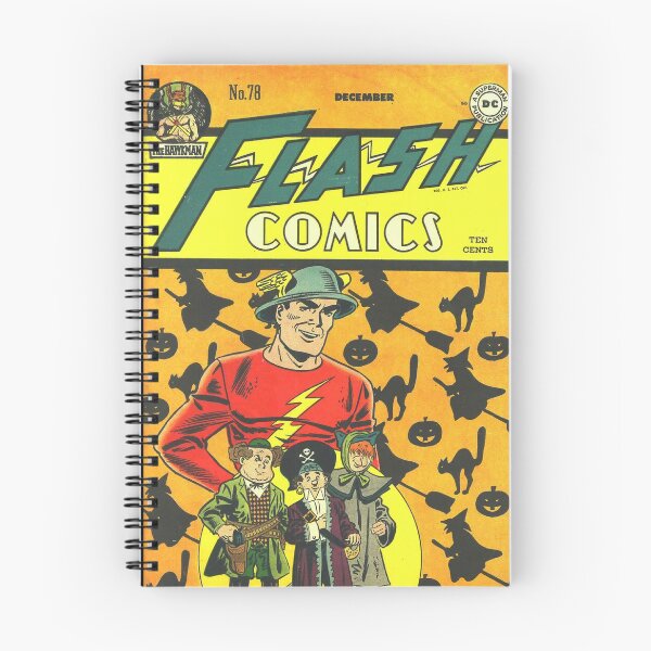 Item preview, Flash Comics #78 Halloween Retro Comic Book Cover Art designed and sold by picto.