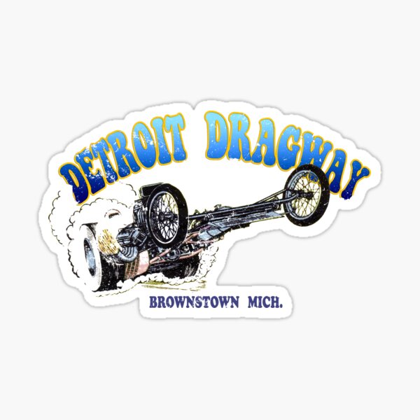 Artikel-Vorschau von Detroit Dragway, designt und verkauft von Retrorockit.