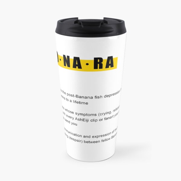 Banana Fish SAYONARA Definition Design Travel Mug