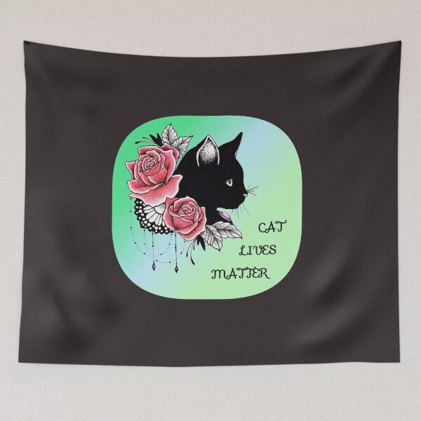 Item preview, Cat Lives matter designed and sold by aruvanita.