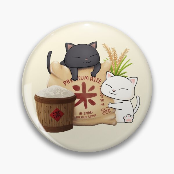 Item preview, Chubby Cat Rice Lover designed and sold by Takeda-art.