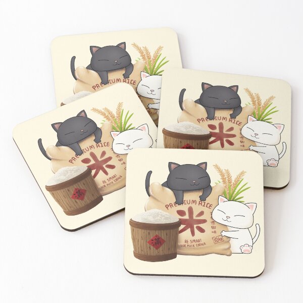 Item preview, Chubby Cat Rice Lover designed and sold by Takeda-art.