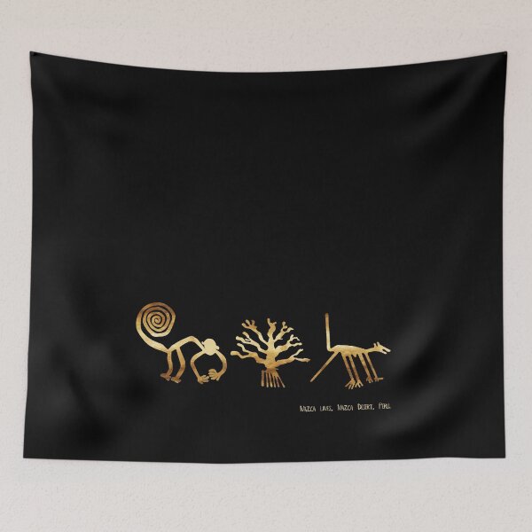 Item preview, Especial edition of Nazca Lines, The Monkey, the Tree, the Dog. designed and sold by PreColumbianArt.
