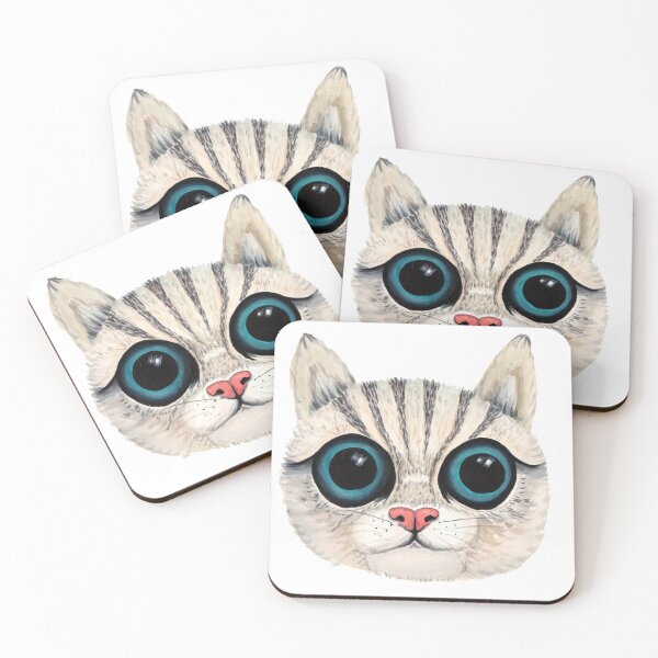 Item preview, Cat face designed and sold by Pip Gerard.