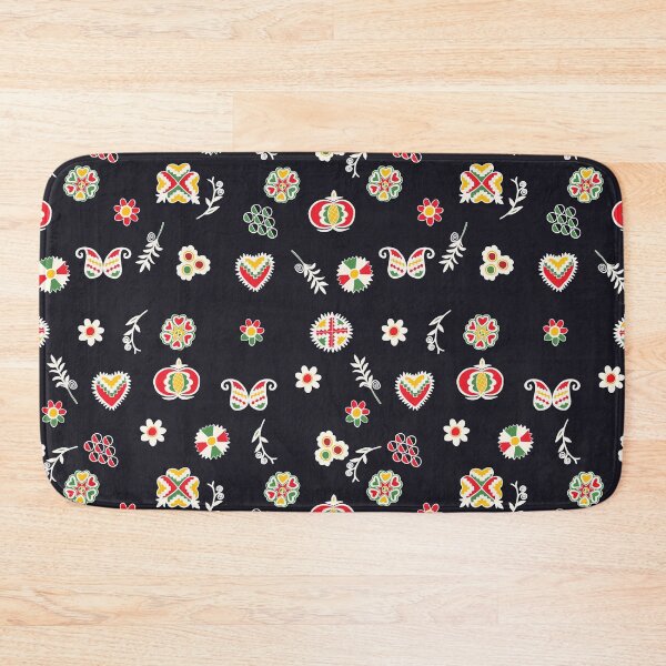 Item preview, Jablicko srdicko / apples and hearts large pattern designed and sold by Folkiestore.