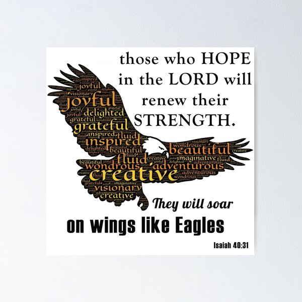Item preview, Hope in the Lord, Soar Like Eagles designed and sold by GoldyMaster07.