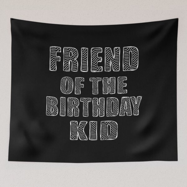 Item preview, Friend Of The Birthday Kid Zebra Lover B-day Party graphic designed and sold by Grabitees.