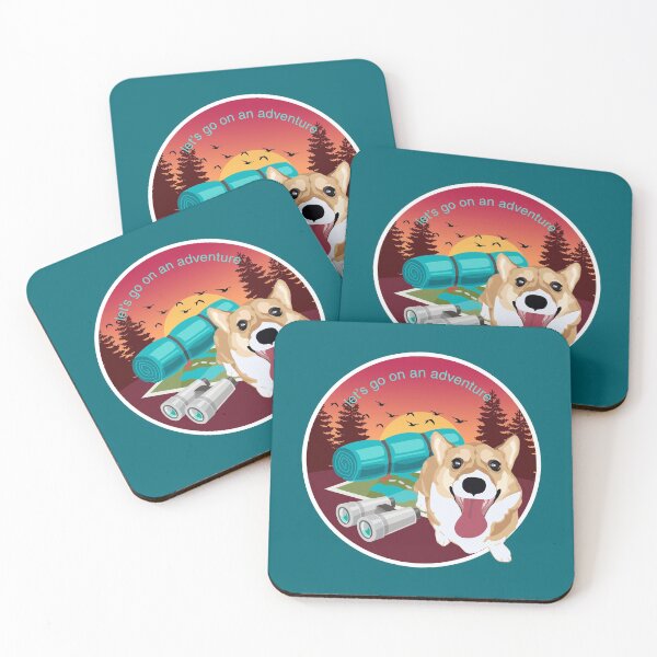 Item preview, Adventurous Corgi Emblem designed and sold by MaplewoodMerch.