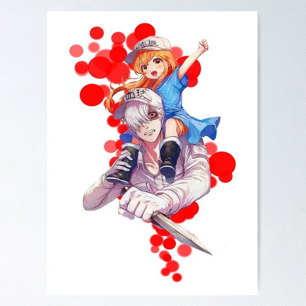 Cells at Work (Hataraku Saibou) Anime Fabric Wall Scroll Poster (16x22)  Inches [A] Cells At Work-7