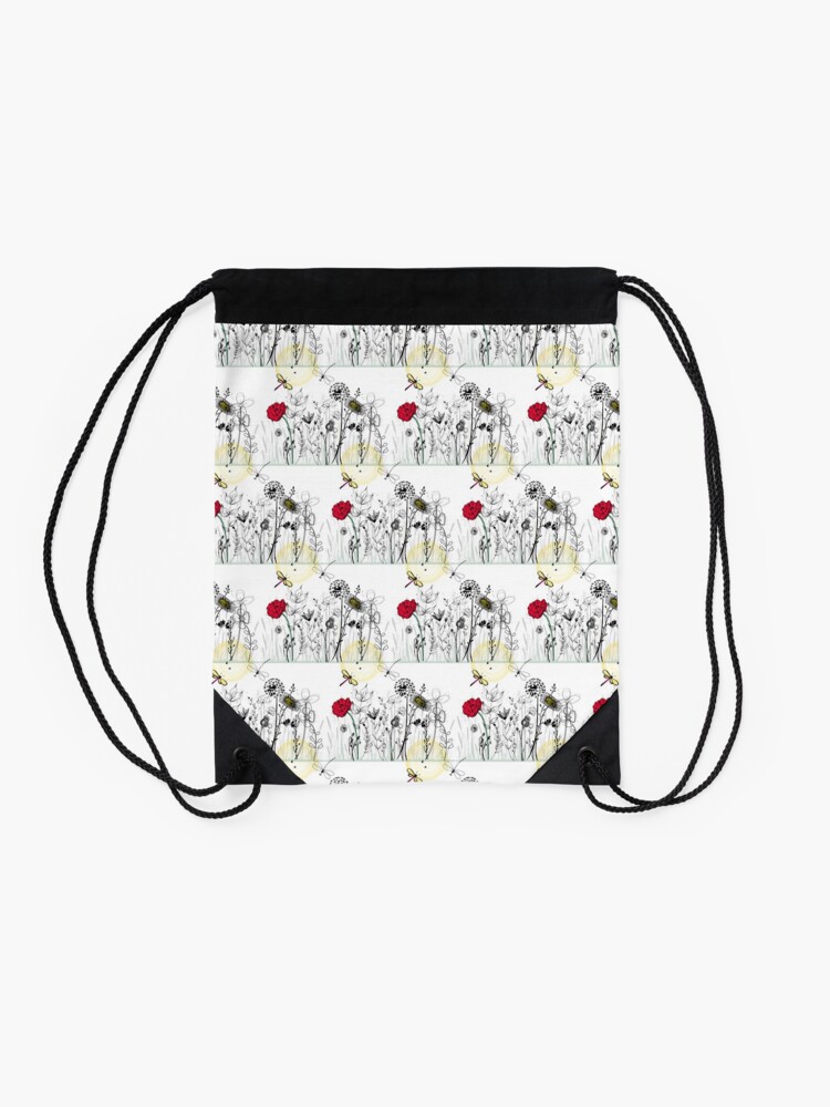 Alternate view of Wild Meadow Drawstring Bag