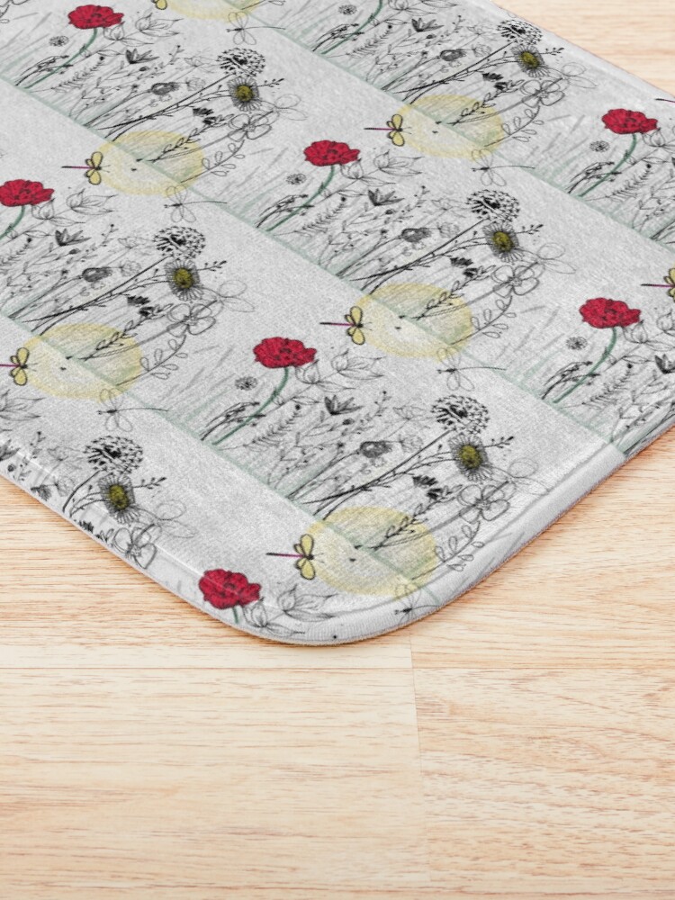 Alternate view of Wild Meadow Bath Mat