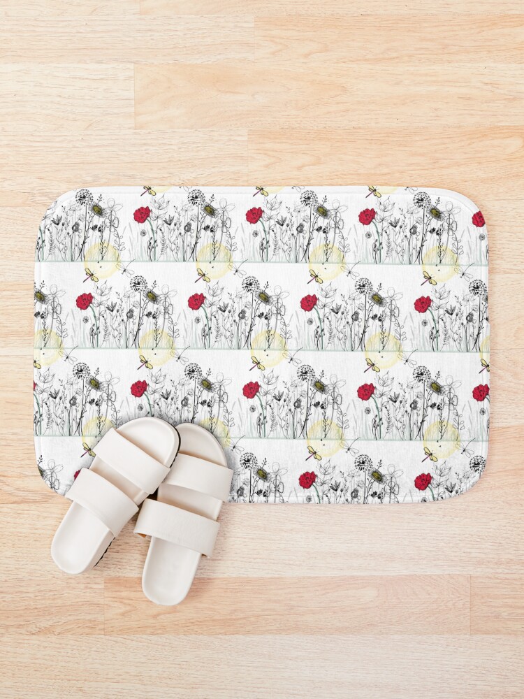 Alternate view of Wild Meadow Bath Mat