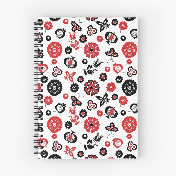 Item preview, Slovacko shirt embroidery, red, black and white, Large print designed and sold by Folkiestore.