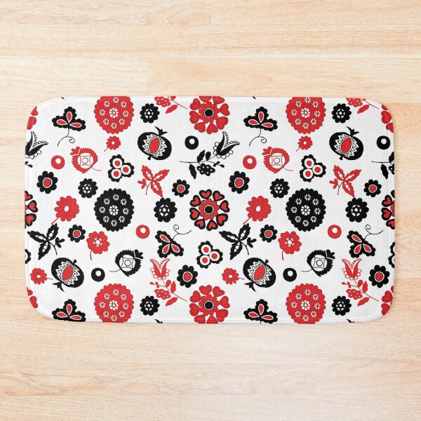 Item preview, Slovacko shirt embroidery, red, black and white, Large print designed and sold by Folkiestore.