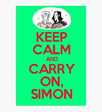 Carry On, Simon Photographic Print