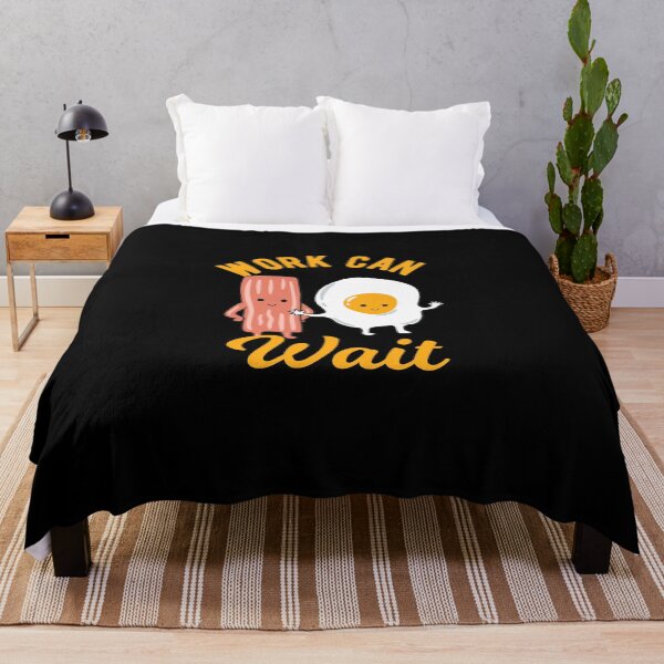 Item preview, Bacon and Egg - Procrastination -  Work Can Wait designed and sold by CanadianUnicorn.