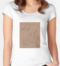 "Finger Guns" by Richard F. Yates Women's Fitted Scoop T-Shirt