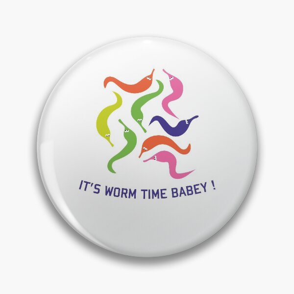 Item preview,  Worm Time Babey! designed and sold by Catcrea.