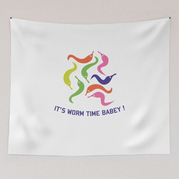 Item preview,  Worm Time Babey! designed and sold by Catcrea.