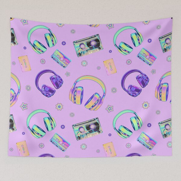 Item preview, Headphones Pattern designed and sold by dinaaaaaah.