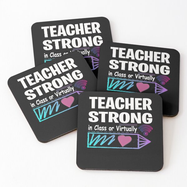 Item preview, TEACHER STRONG in Class or Virtually designed and sold by binly123.