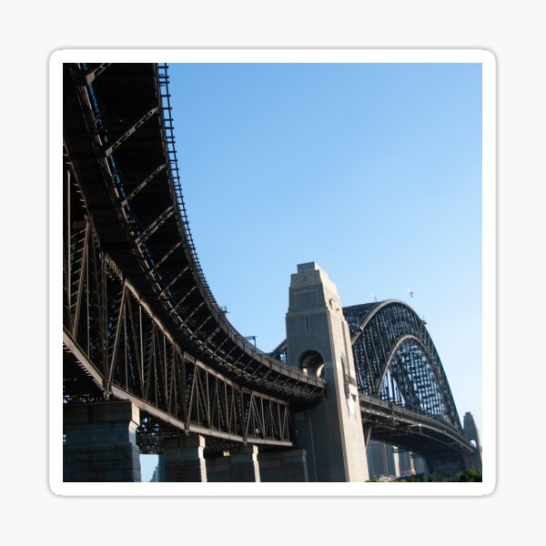 Item preview, SYDNEY HARBOUR BRIDGE CURVED | Architecture Photo designed and sold by PhotoStory.