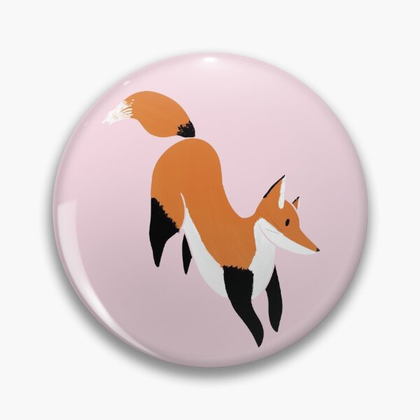 Item preview, Happy darting fox designed and sold by CoffeePandaArt.