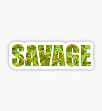 SAVAGE (KUSH Texture) Sticker