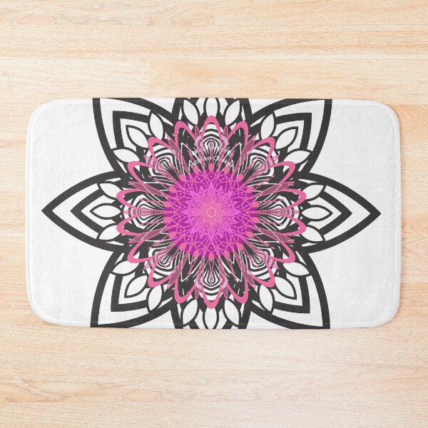 Item preview, Pink cosmic energy mandala designed and sold by hausofbutterfly.