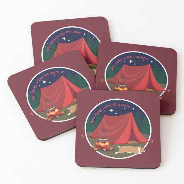 Item preview, Camping Corgi Emblem designed and sold by MaplewoodMerch.