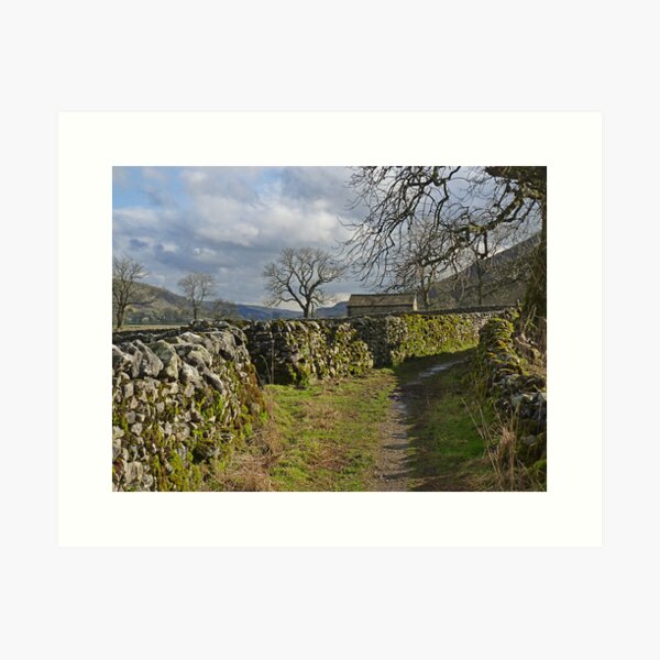 Between Stone Walls Art Print
