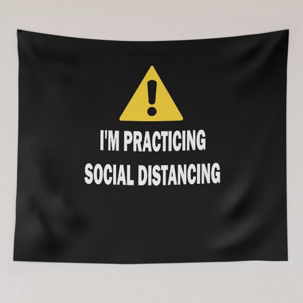 Item preview, Warning Im Practicing Social Distancing designed and sold by CoolApparelShop.