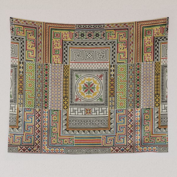 Item preview, POMPEII MOSAICS PATCHWORK Antique Roman Decor designed and sold by BulganLumini.