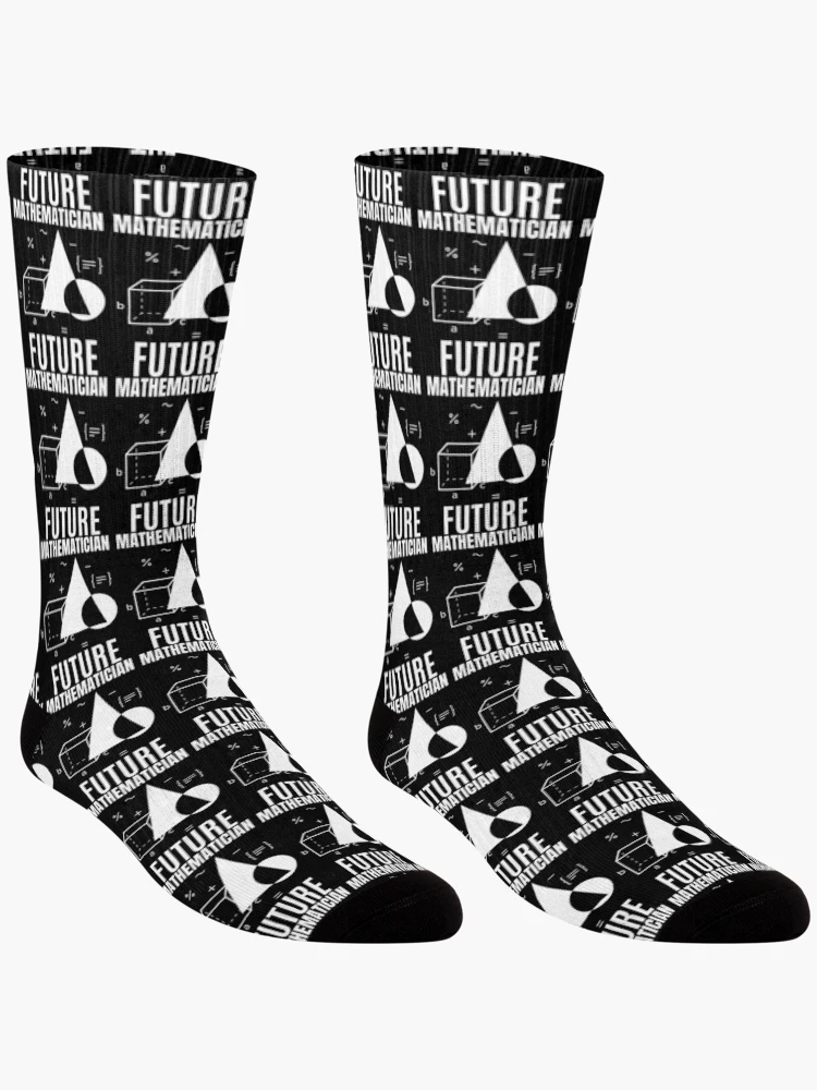 Thumbnail 3 of 5, Socks, Future Mathematician designed and sold by RIVEofficial.