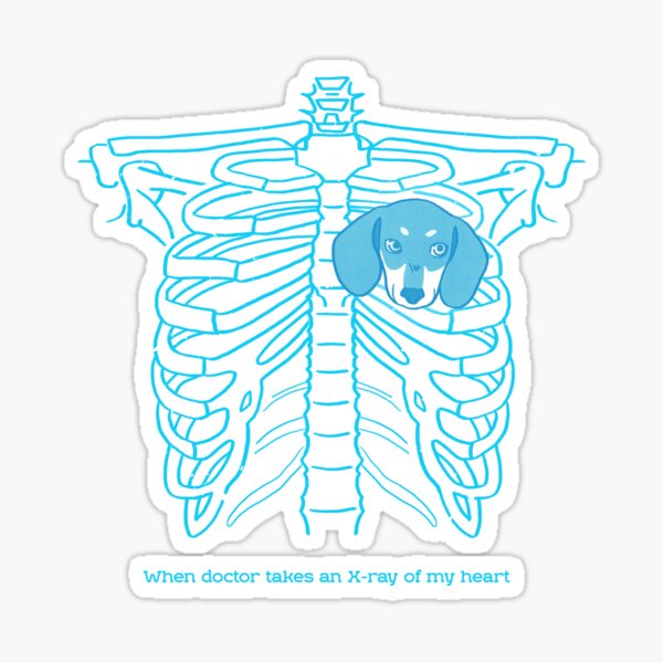 Item preview, When doctor takes an X ray of my Heart Dachshund designed and sold by Reiyankhairina.