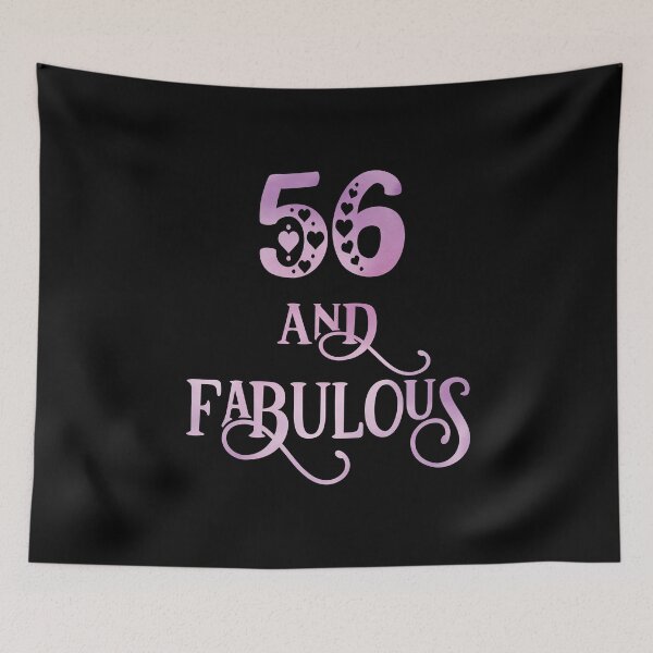 Item preview, Women 56 Years Old And Fabulous 56th Birthday Party print designed and sold by Grabitees.