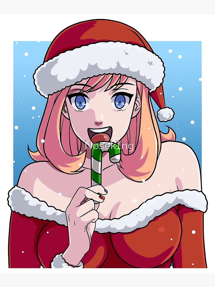 Mrs. Claus Sexy Christmas Anime Girl Leggings for Sale by Nosek1ng