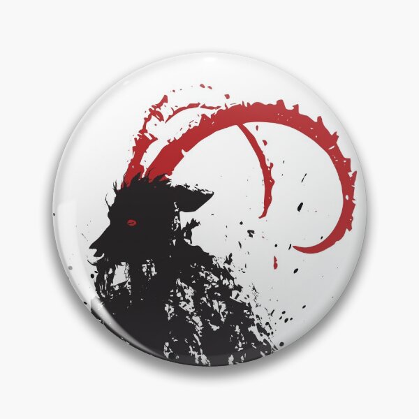 Item preview, The Barbaric Goatman - Black Splatter designed and sold by OthersidePrints.