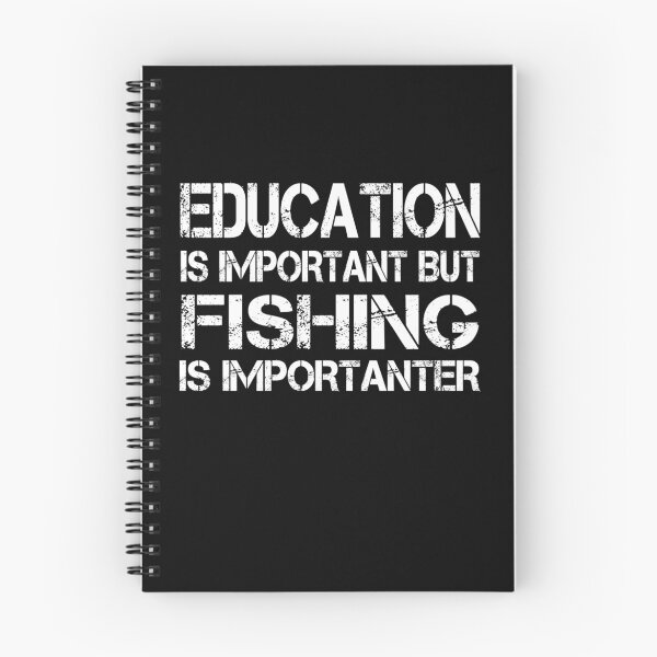Item preview, EDUCATION IS IMPORTANT BUT FISHING IS IMPORTANTER designed and sold by flamingarts.