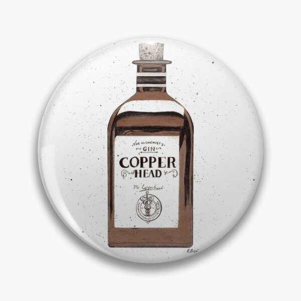 Item preview, Copperhead Gin Painting, Gin Print, Gin Art, Wall Art designed and sold by R Bex.