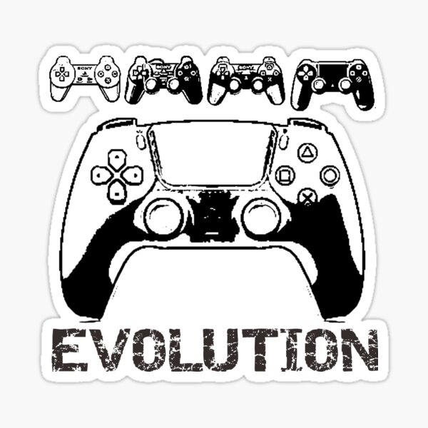Vista previa del artículo con la obra «Diseño de Play Station Evolution», diseñado y vendido por Okul-Corner.