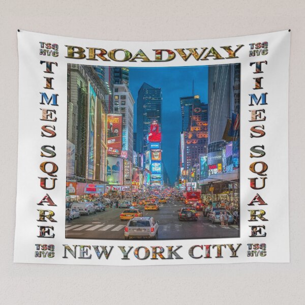 Artikelvorschau, Times Square und Broadway entworfen und verkauft von Ray's Photos & Art.