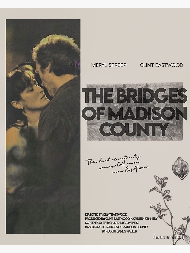 Bridges Of Madison County Posters Redbubble