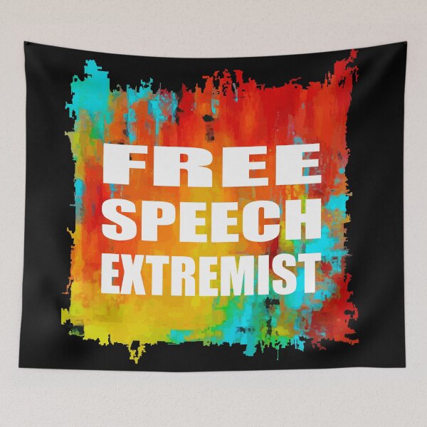 Item preview, FREE SPEECH EXTREMIST designed and sold by carlarmes.