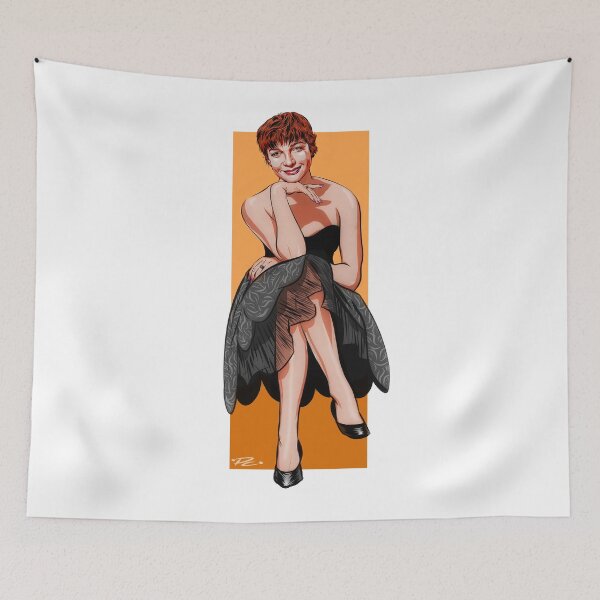 Item preview, Shirley MacLaine - An illustration by Paul Cemmick designed and sold by TIGERDAVER.