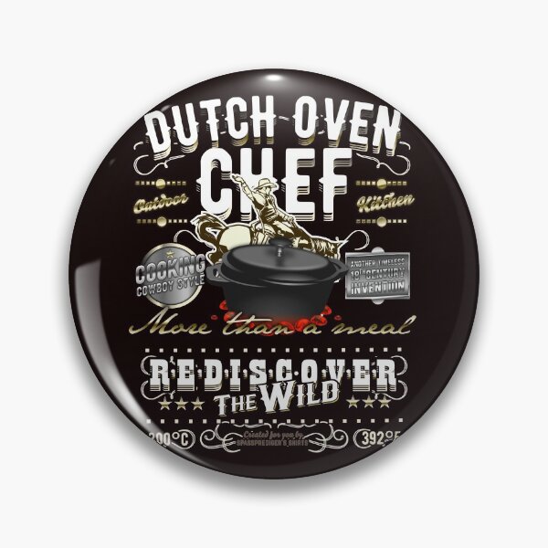 Item preview, Dutch Oven Chef Cowboy designed and sold by Spassprediger.