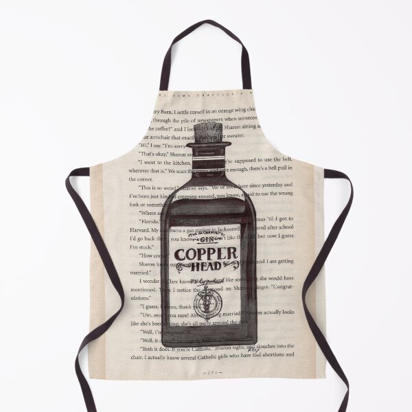 Item preview, Copperhead Gin, Gin Print, Book Page Print, Drawing, Gin Art, Wall Art, Vintage Print designed and sold by R Bex.